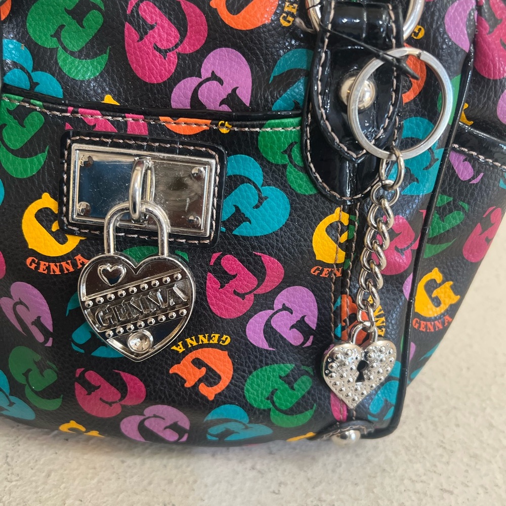 Genna by Anna De Rossi multicoloured handbag #y2k #festival tote bag - Picture 4 of 15